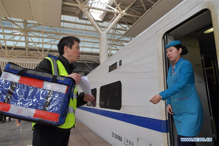 CHINA-JIANGXI-NANCHANG-RAILWAY-ONLINE MEAL ORDERING-DELIVERYMAN (CN)