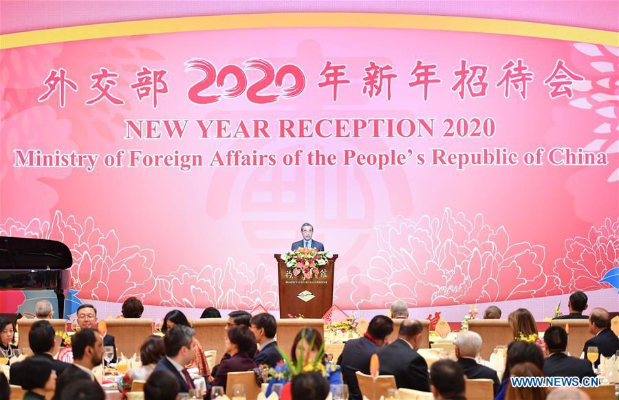CHINA-BEIJING-FOREIGN MINISTRY-NEW YEAR RECEPTION (CN)
