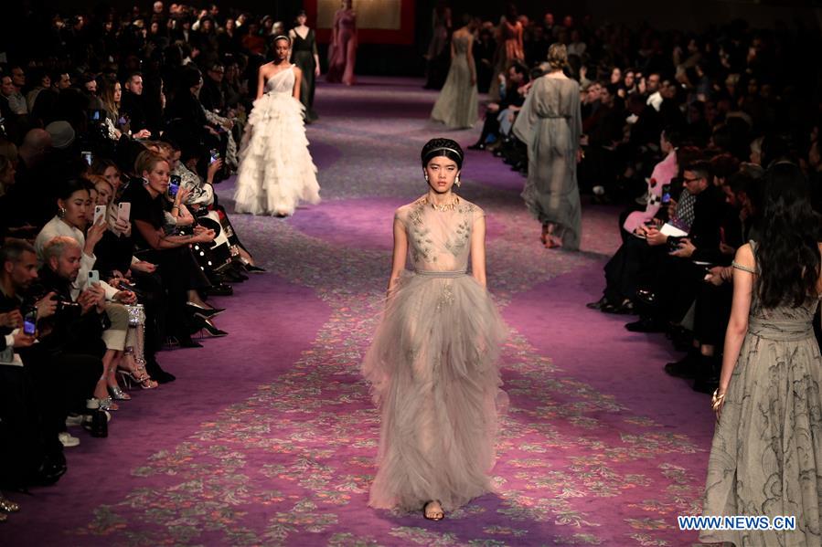 FRANCE-PARIS-FASHION WEEK-HAUTE COUTURE-CHRISTIAN DIOR