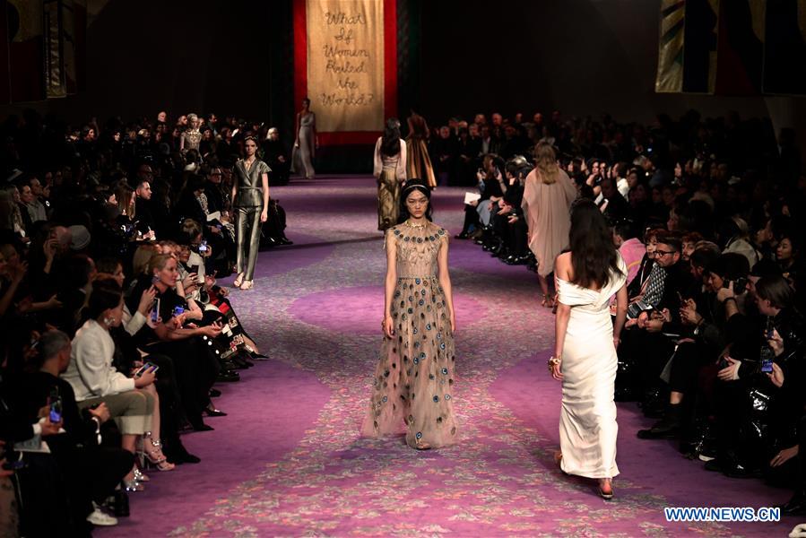 FRANCE-PARIS-FASHION WEEK-HAUTE COUTURE-CHRISTIAN DIOR