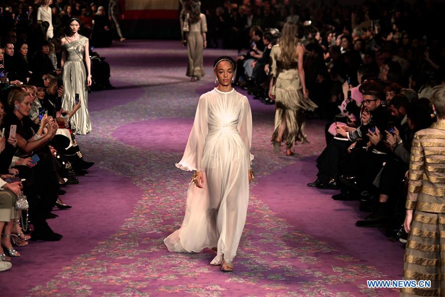 FRANCE-PARIS-FASHION WEEK-HAUTE COUTURE-CHRISTIAN DIOR