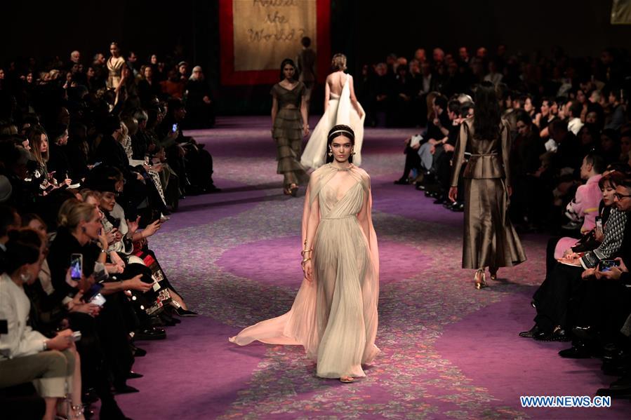 FRANCE-PARIS-FASHION WEEK-HAUTE COUTURE-CHRISTIAN DIOR