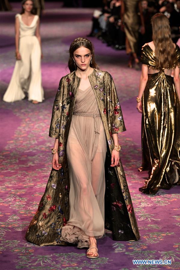 FRANCE-PARIS-FASHION WEEK-HAUTE COUTURE-CHRISTIAN DIOR