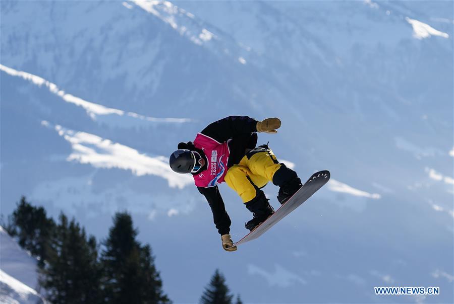(SP)SWITZERLAND-LEYSIN-WINTER YOG-SNOWBOARD-MEN'S SLOPESTYLE-FINAL