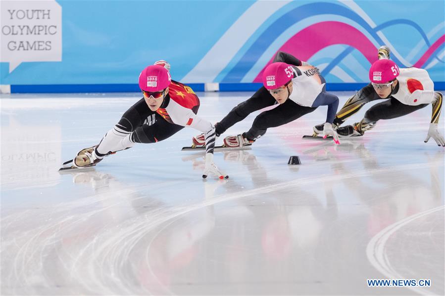 (SP)SWITZERLAND-LAUSANNE-WINTER YOG-SHORT TRACK SPEED SKATING-MEN'S 500M