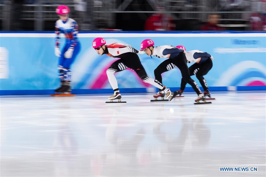 (SP)SWITZERLAND-LAUSANNE-WINTER YOG-SHORT TRACK SPEED SKATING-MEN'S 500M