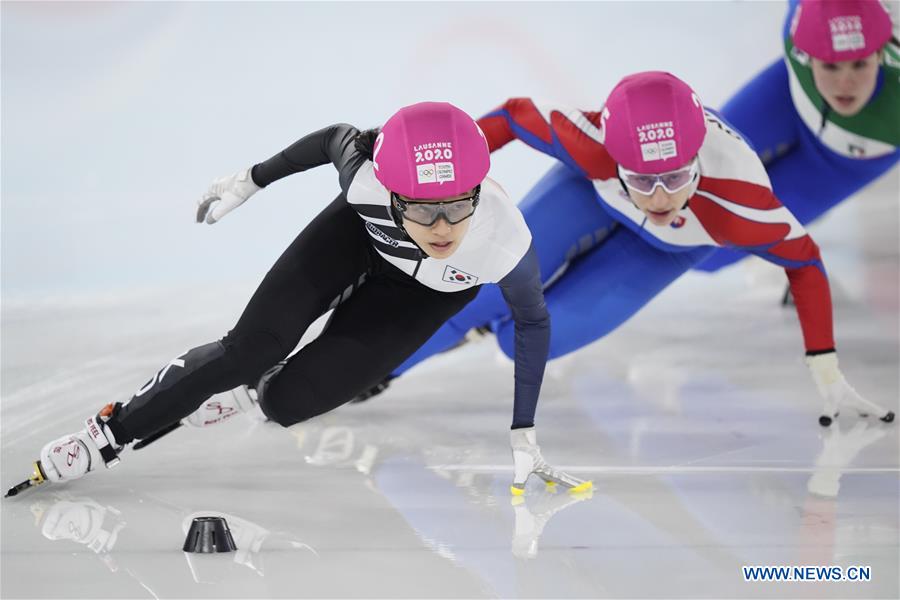 (SP)SWITZERLAND-LAUSANNE-WINTER YOG-SHORT TRACK SPEED SKATING-WOMEN'S 500M