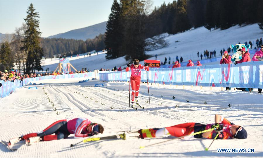 (SP)SWITZERLAND-LE CHENIT-WINTER YOG-CROSS-COUNTRY SKIING-WOMEN'S 5KM CLASSIC