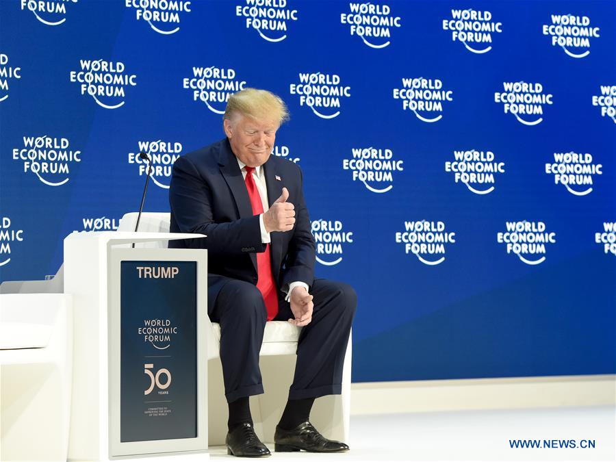 SWITZERLAND-DAVOS-WEF ANNUAL MEETING-TRUMP