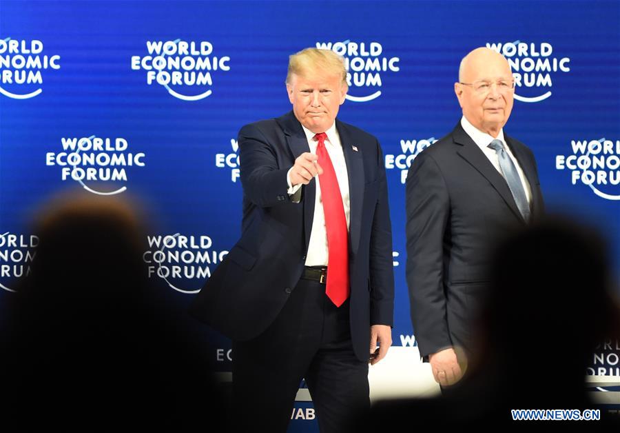 SWITZERLAND-DAVOS-WEF ANNUAL MEETING-TRUMP