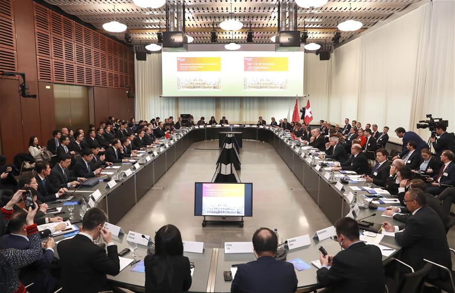 SWITZERLAND-CHINA-HAN ZHENG-VISIT