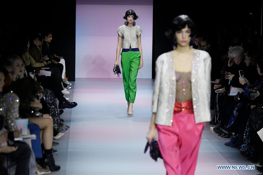 FRANCE-PARIS-FASHION WEEK-GIORGIO ARMANI PRIVE-HAUTE COUTURE