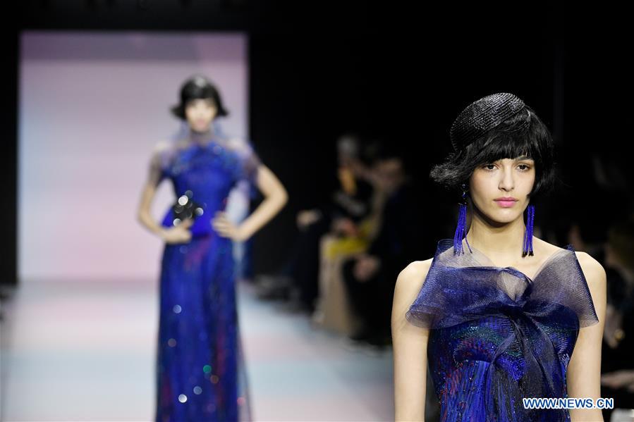 FRANCE-PARIS-FASHION WEEK-GIORGIO ARMANI PRIVE-HAUTE COUTURE
