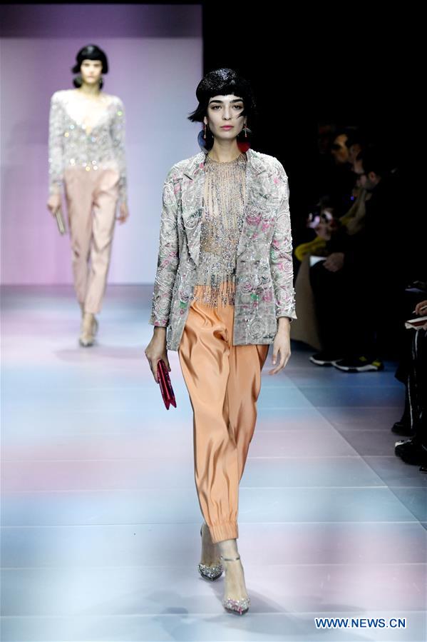 FRANCE-PARIS-FASHION WEEK-GIORGIO ARMANI PRIVE-HAUTE COUTURE