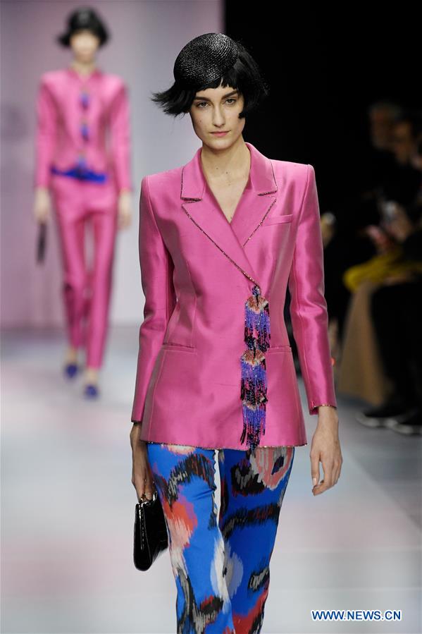 FRANCE-PARIS-FASHION WEEK-GIORGIO ARMANI PRIVE-HAUTE COUTURE