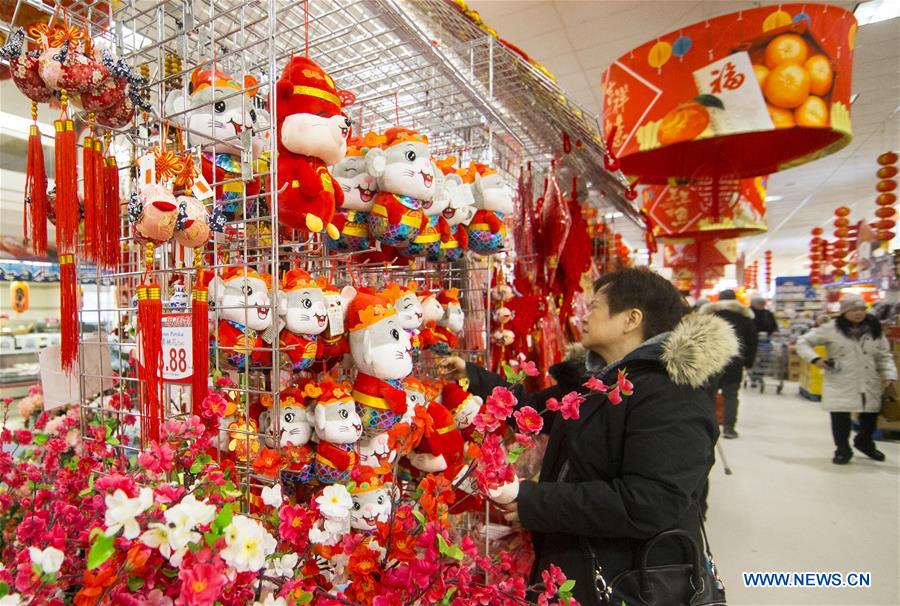 CANADA-TORONTO-CHINESE LUNAR NEW YEAR-DECORATION