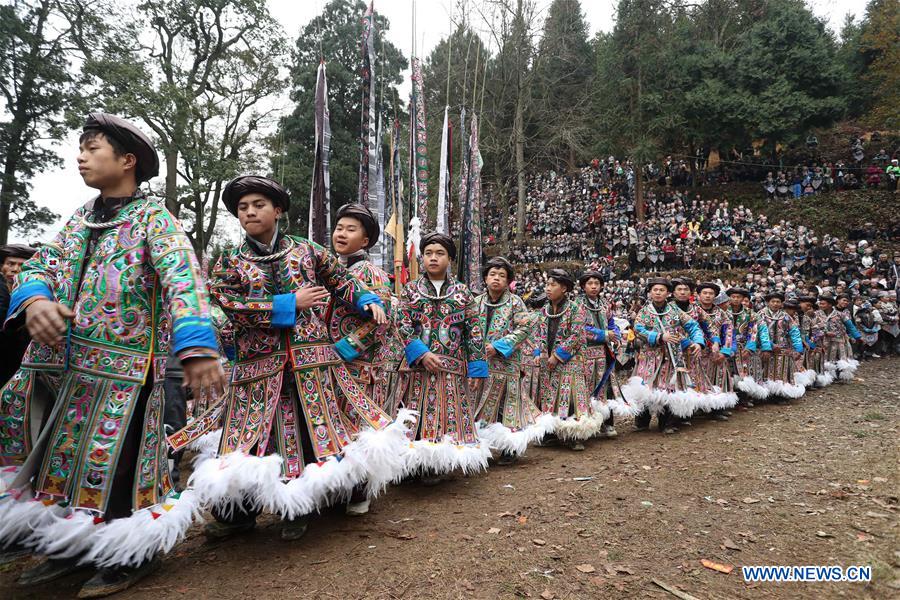#CHINA-GUIZHOU-RONGJIANG-GU ZANG FESTIVAL
