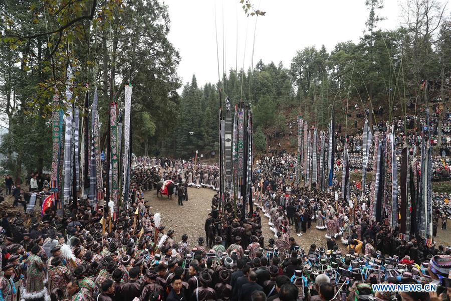#CHINA-GUIZHOU-RONGJIANG-GU ZANG FESTIVAL