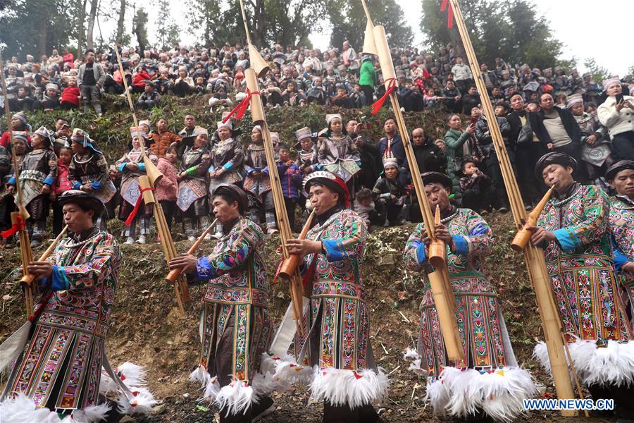 #CHINA-GUIZHOU-RONGJIANG-GU ZANG FESTIVAL