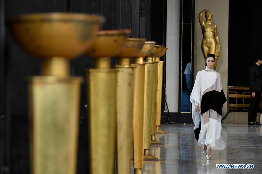 FRANCE-PARIS-FASHION WEEK-STEPHANE ROLLAND-HAUTE COUTURE