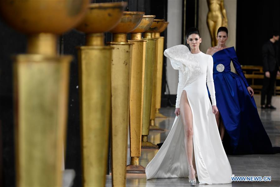 FRANCE-PARIS-FASHION WEEK-STEPHANE ROLLAND-HAUTE COUTURE