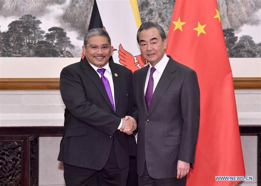 CHINA-BEIJING-WANG YI-BRUNEI-MEETING (CN)