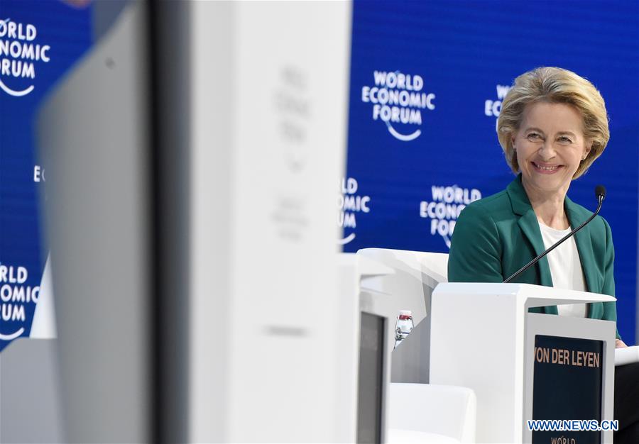 SWITZERLAND-DAVOS-WEF ANNUAL MEETING-URSULA VON DER LEYEN