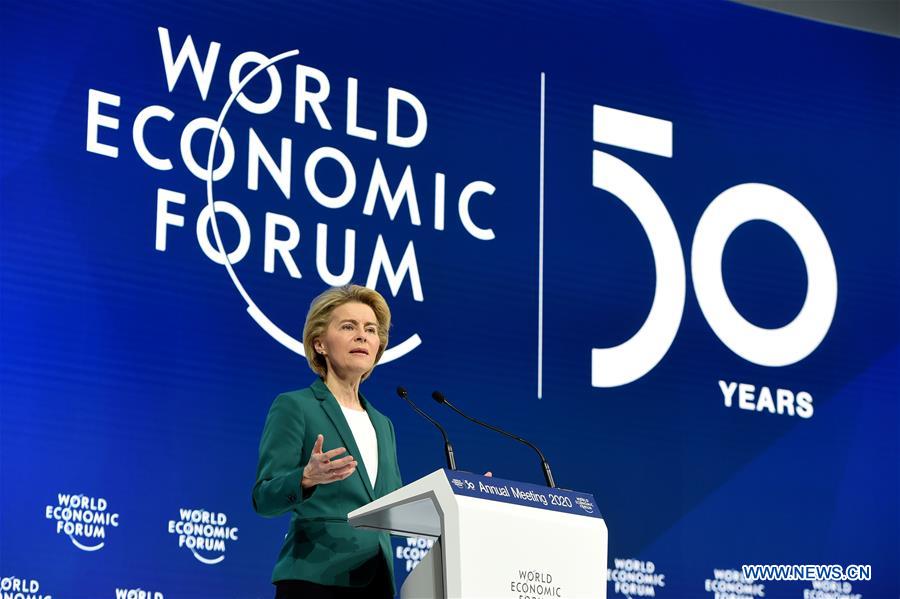 SWITZERLAND-DAVOS-WEF ANNUAL MEETING-URSULA VON DER LEYEN
