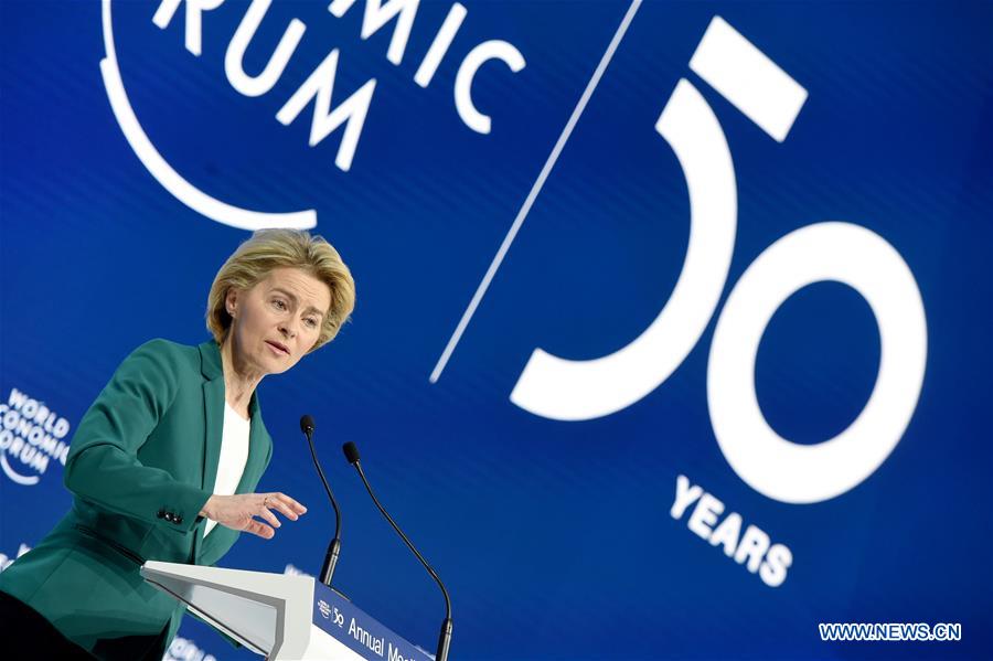 SWITZERLAND-DAVOS-WEF ANNUAL MEETING-URSULA VON DER LEYEN