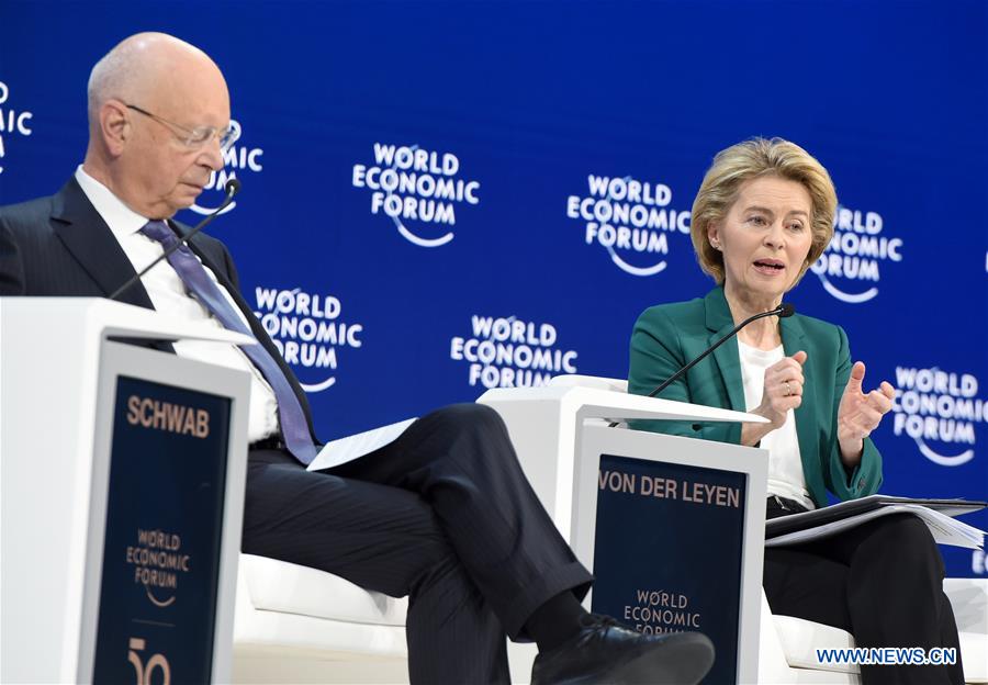 SWITZERLAND-DAVOS-WEF ANNUAL MEETING-URSULA VON DER LEYEN