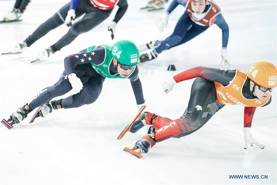 (SP)SWITZERLAND-LAUSANNE-WINTER YOG-SHORT TRACK SPEED SKATING-MIXED NOC TEAM RELAY