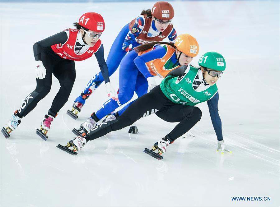 (SP)SWITZERLAND-LAUSANNE-WINTER YOG-SHORT TRACK SPEED SKATING-MIXED NOC TEAM RELAY