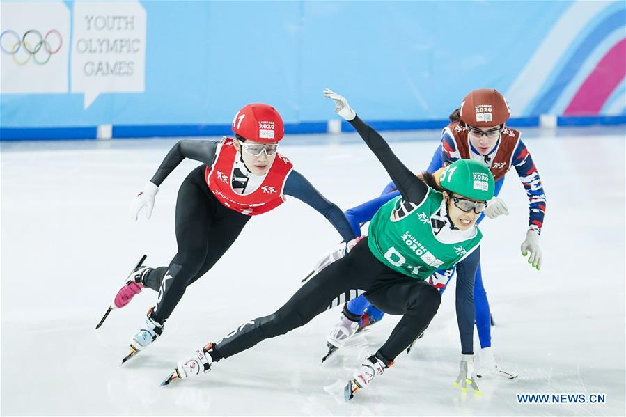 (SP)SWITZERLAND-LAUSANNE-WINTER YOG-SHORT TRACK SPEED SKATING-MIXED NOC TEAM RELAY