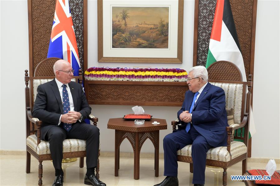 MIDEAST-RAMALLAH-ABBAS-AUSTRALIA-DIPLOMACY