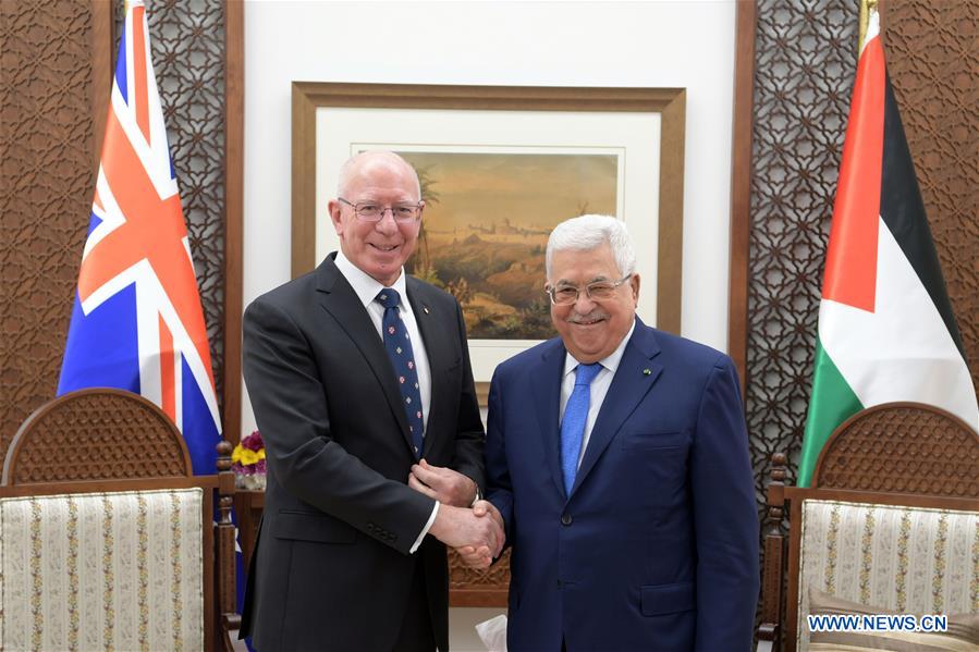 MIDEAST-RAMALLAH-ABBAS-AUSTRALIA-DIPLOMACY