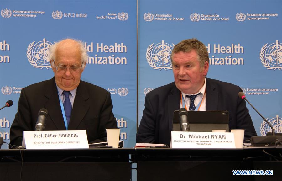 SWITZERLAND-GENEVA-WHO-NOVEL CORONAVIRUS PNEUMONIA-PRESS