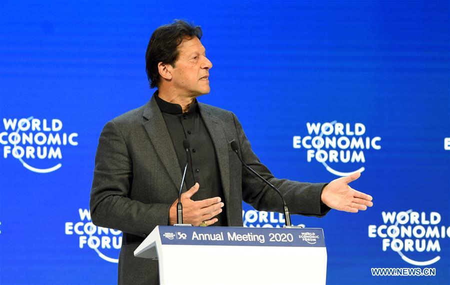 SWITZERLAND-DAVOS-WEF ANNUAL MEETING-PAKISTANI PM