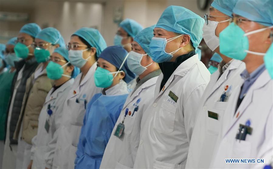 CHINA-HUBEI-WUHAN-MEDICAL STAFF-FIGHT AGAINST-NOVEL CORONAVIRUS (CN)