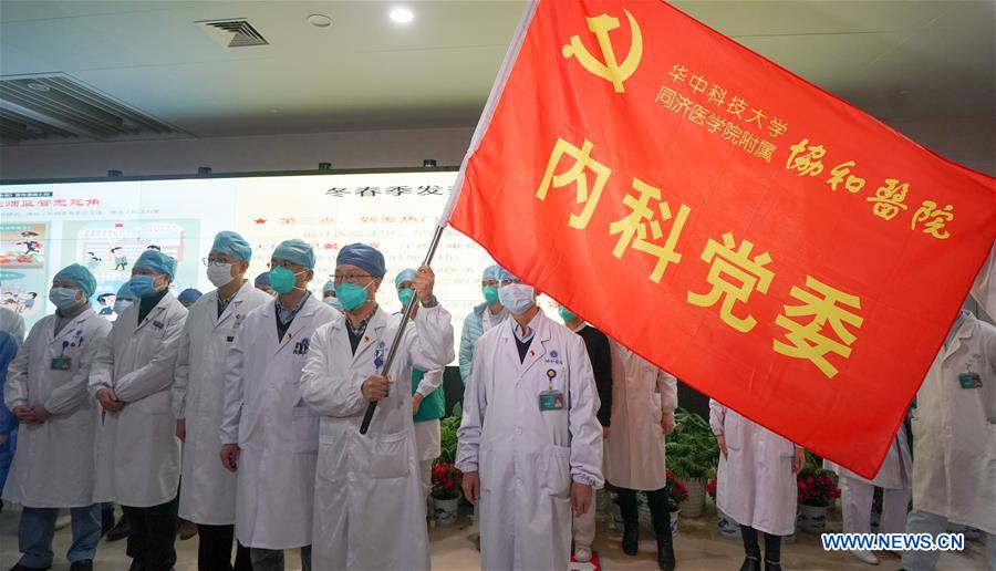 CHINA-HUBEI-WUHAN-MEDICAL STAFF-FIGHT AGAINST-NOVEL CORONAVIRUS (CN)