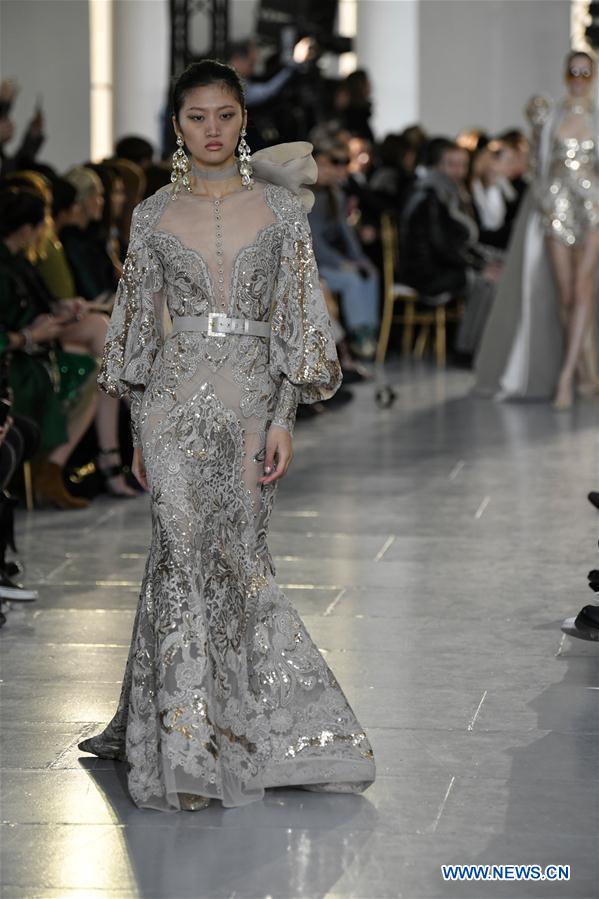 FRANCE-PARIS-FASHION WEEK-ELIE SAAB-HAUTE COUTURE