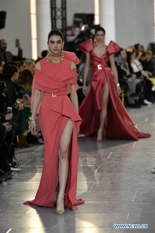 FRANCE-PARIS-FASHION WEEK-ELIE SAAB-HAUTE COUTURE