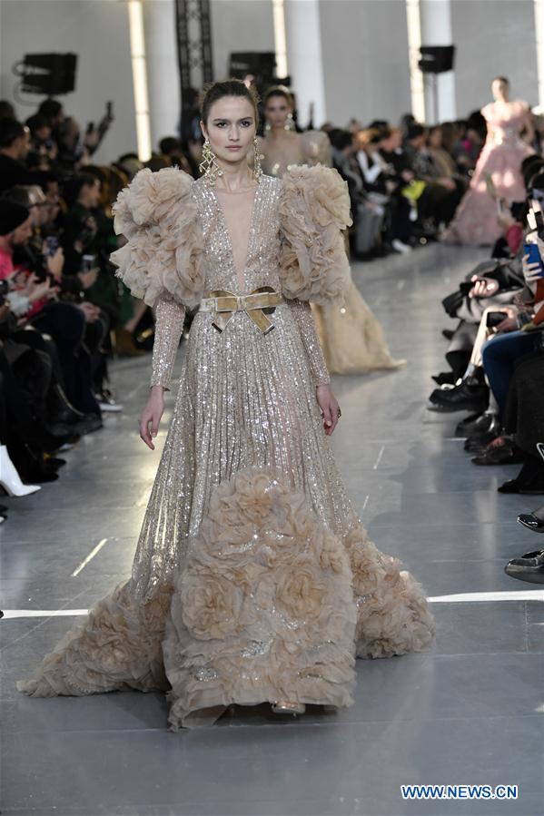 FRANCE-PARIS-FASHION WEEK-ELIE SAAB-HAUTE COUTURE