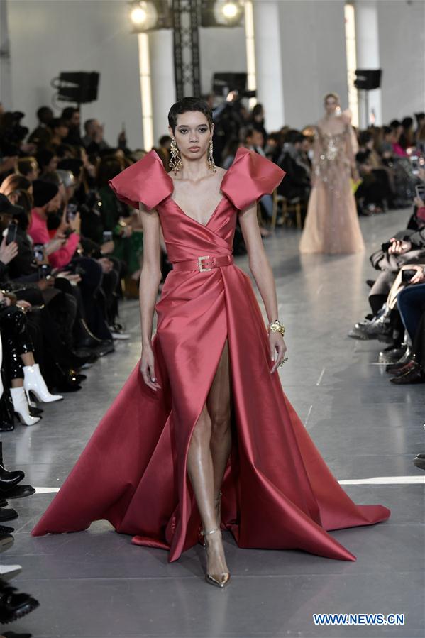 FRANCE-PARIS-FASHION WEEK-ELIE SAAB-HAUTE COUTURE