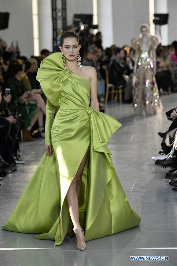 FRANCE-PARIS-FASHION WEEK-ELIE SAAB-HAUTE COUTURE