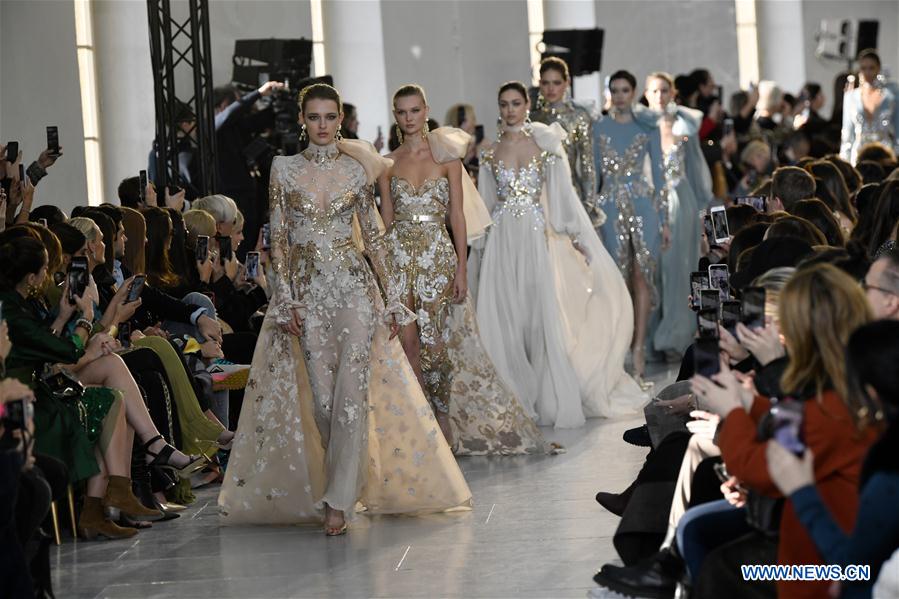 FRANCE-PARIS-FASHION WEEK-ELIE SAAB-HAUTE COUTURE