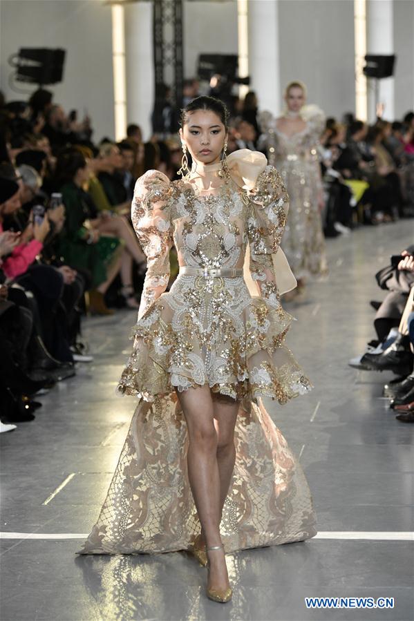 FRANCE-PARIS-FASHION WEEK-ELIE SAAB-HAUTE COUTURE