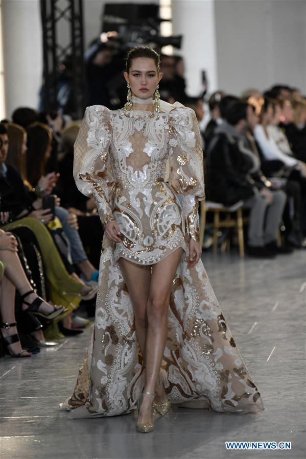 FRANCE-PARIS-FASHION WEEK-ELIE SAAB-HAUTE COUTURE