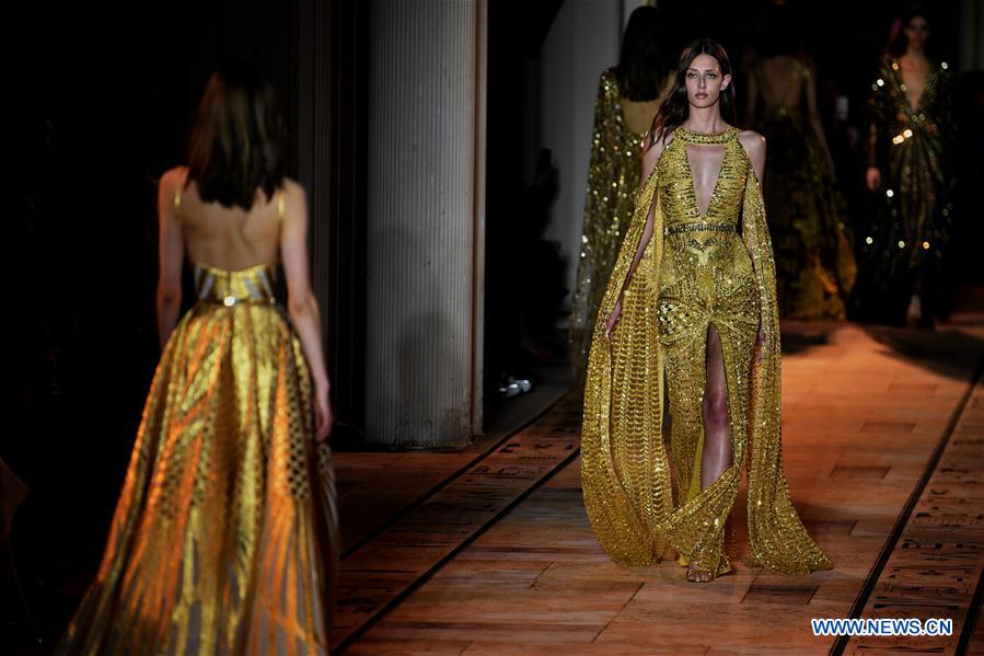 FRANCE-PARIS-FASHION WEEK-ZUHAIR MURAD-HAUTE COUTURE