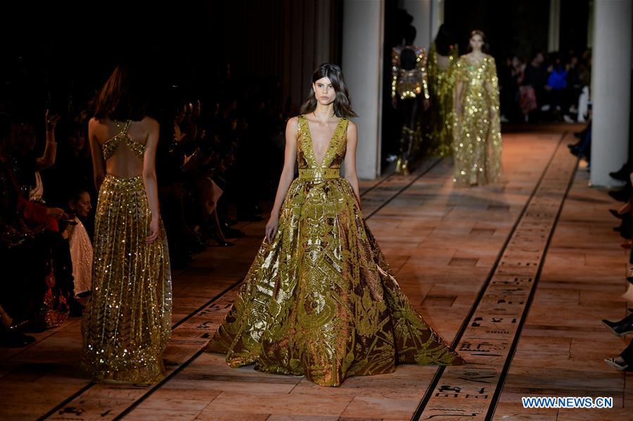 FRANCE-PARIS-FASHION WEEK-ZUHAIR MURAD-HAUTE COUTURE