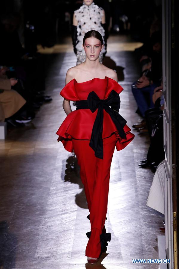 FRANCE-PARIS-FASHION WEEK-VALENTINO-HAUTE COUTURE